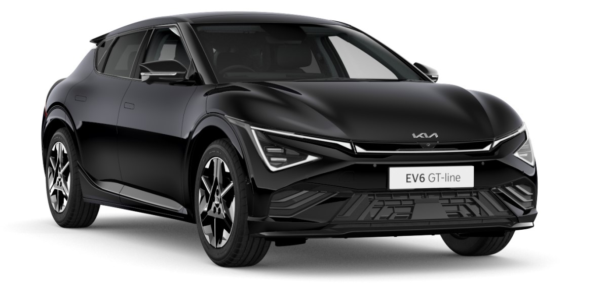 ev6 gt line studio black front