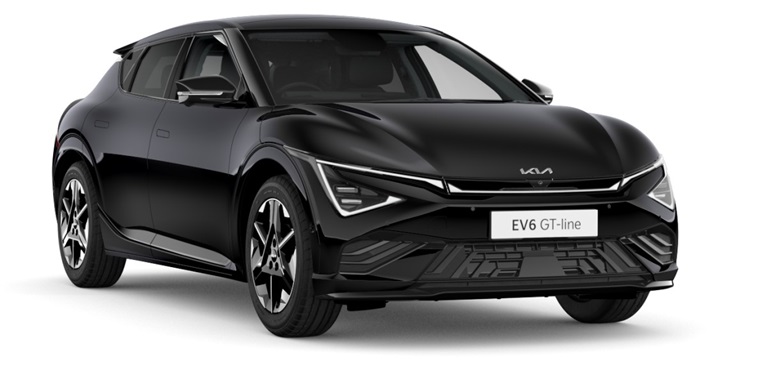 ev6 gt line studio black front