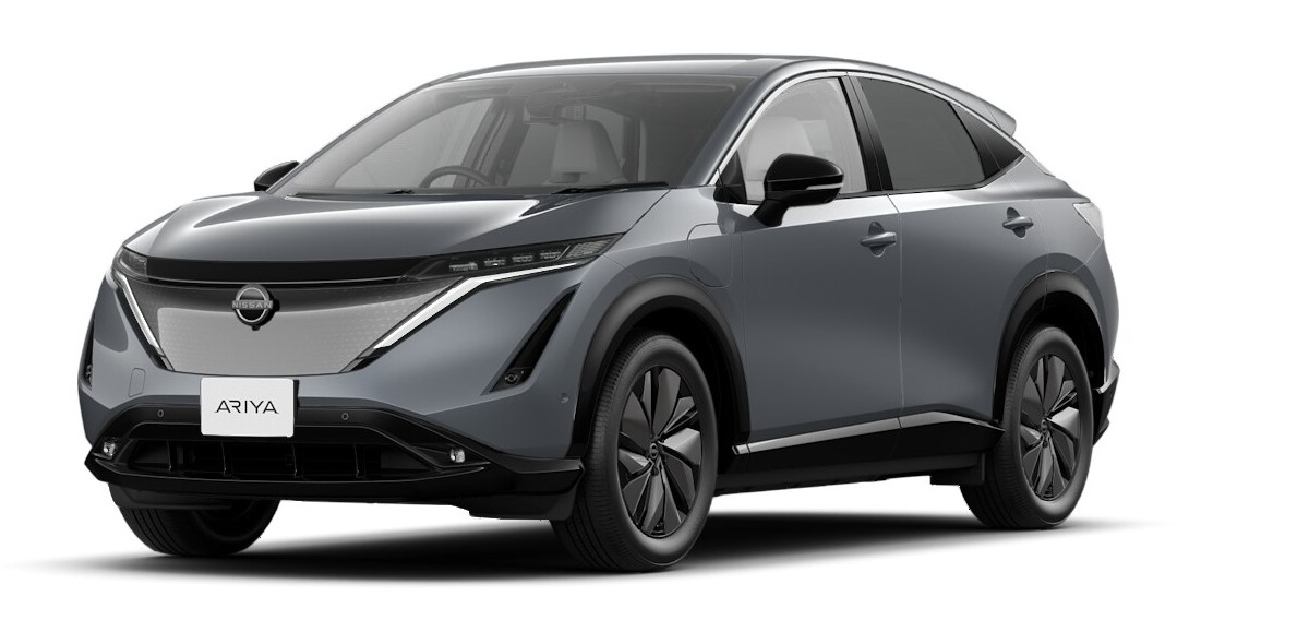 nissan ariya evolve studio front