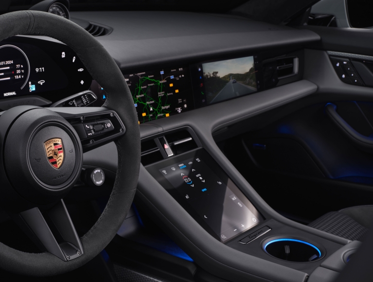 Porsche Taycan ambient lighting